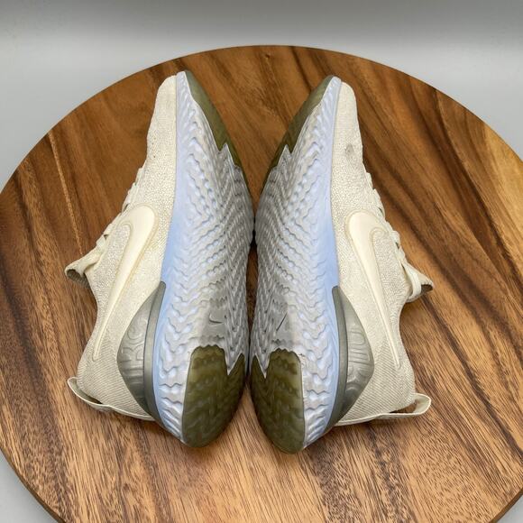 Nike Epic React Flyknit 2 Sail Shoes Womens 5.5 White Running Comfort Walking - Picture 6 of 7